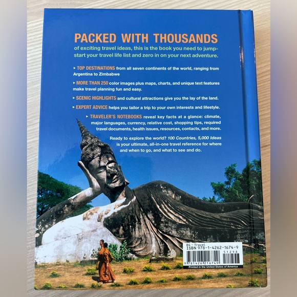 National Geographic, “100 Countries, 5000 Ideas.”  Like new. - Picture 2 of 2